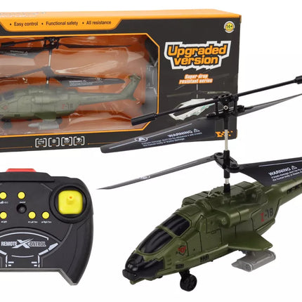 Nuotoliniu būdu valdomas RC karinis sraigtasparnis su giroskopu