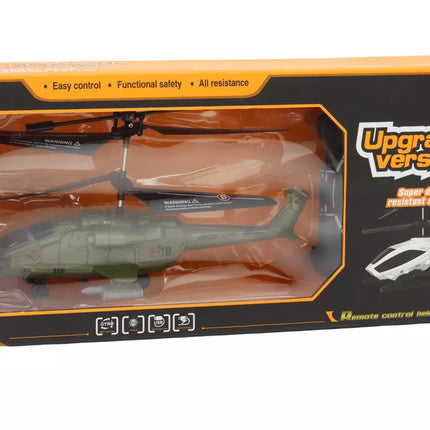 Nuotoliniu būdu valdomas RC karinis sraigtasparnis su giroskopu