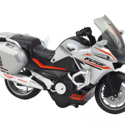 Policijos sportinis motociklas su frikciniu varikliu, mastelis 1:10