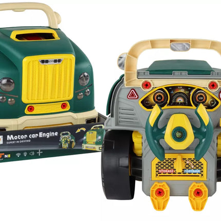 Sunkvežimio variklio ardymo dirbtuvių rinkinys "Pasidaryk pats", žalias