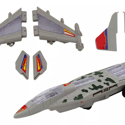 Karinis naikintuvas F35, vairavimo žibintai, garsai, pilka