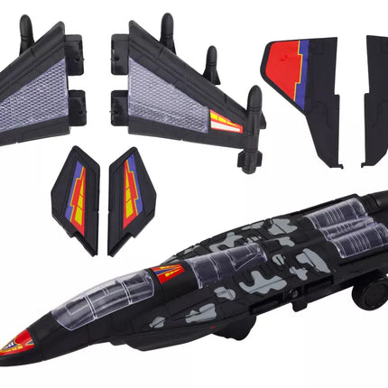 F35 karinis naikintuvas, vairavimo žibintai, garsai, juoda spalva