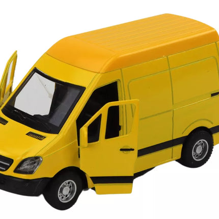 Pristatymo automobilis 1:32 Šviesos Garsai Raudonas Juodas Geltonas Baltas