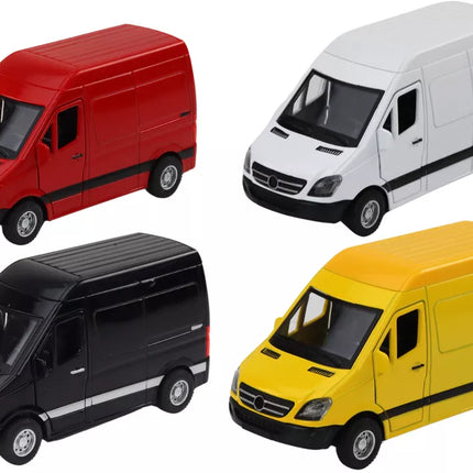 Pristatymo automobilis 1:32 Šviesos Garsai Raudonas Juodas Geltonas Baltas