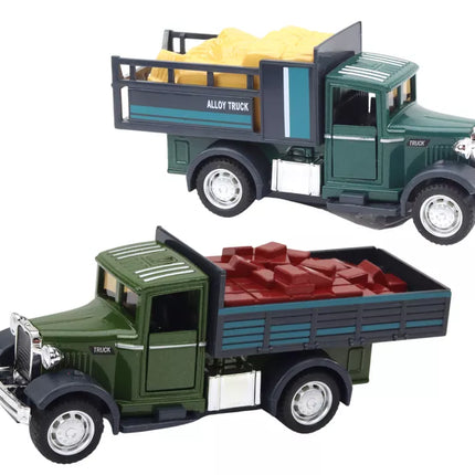 Aliumininis automobilis su atidaromomis durelėmis, šviesomis ir garsais