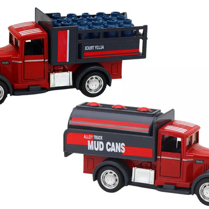 Aliumininis automobilis su atidaromomis durelėmis, šviesomis ir garsais