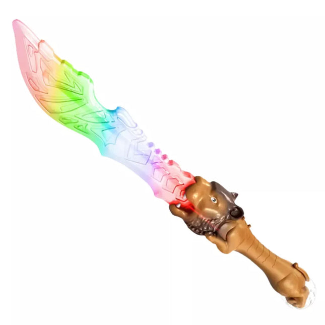 Šviesos kardas, liūto formos rankena, pilkas