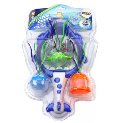 Žaislai voniai sietelis krepšelis 2in1 ryklys žuvis su dumbliais