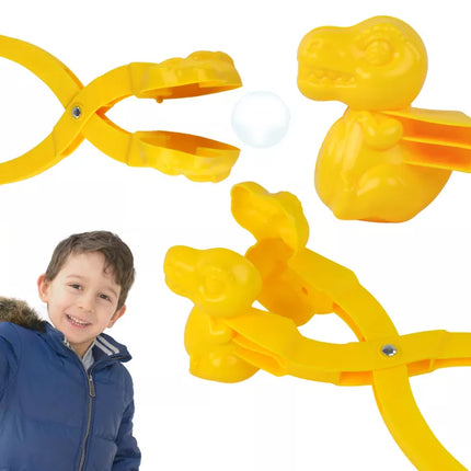 Sniego gniūžčių formavimo mašina „Geltonasis dinozauras“