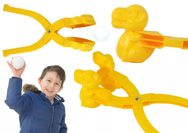 Sniego gniūžčių formavimo mašina „Geltonasis dinozauras“