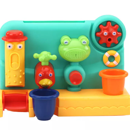 Vaikiškas vonios žaislas fontano malūnėlis varlė maišytuvas