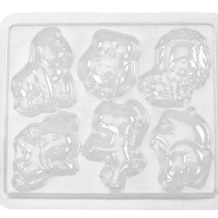 Kūrybinis „pasidaryk pats“ rinkinys su gipsinių gyvūnų magnetais