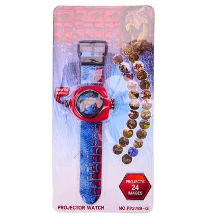 Elektroninis laikrodis su dinozaurų projektoriumi, 24 skaidrės