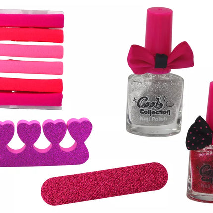Plaukų dažymo rinkinys, nagų lakavimas, lūpų balzamas