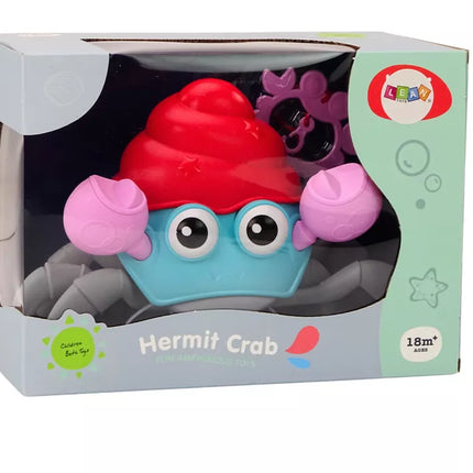 Šliaužiantis krabas, prisukamas, spalvingas vaikščiojantis krabas, interaktyvus