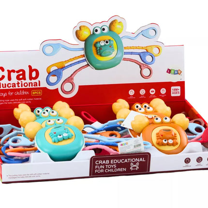 Interaktyvus sensorinis krabas – edukacinis kramtukas vaikams