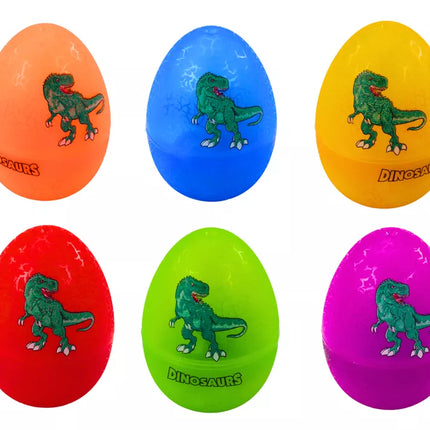 Dinozaurų kiaušinių rūšiuotojas, spalvingos žnyplės, 6 vienetai