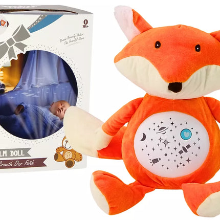 Minkštas meškinas "Žaislai" su šviesomis, garsais, naktiniu ir dieniniu rėžimu