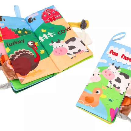 Minkšta edukacinė knygelė Šnarūs Gyvūnėliai