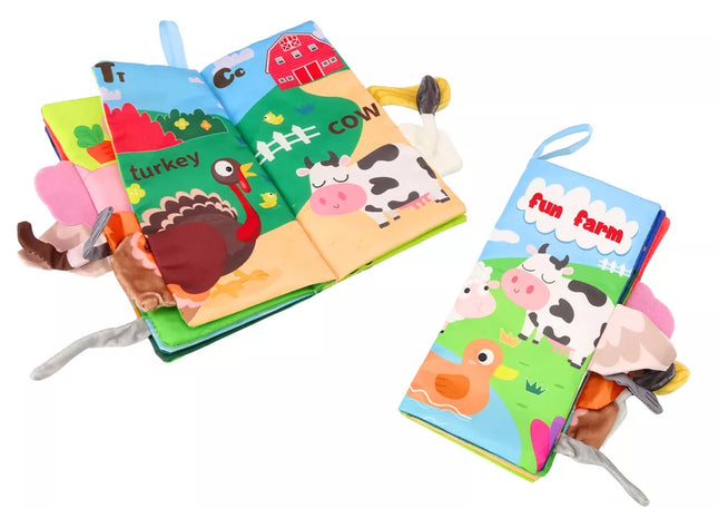 Minkšta edukacinė knygelė Šnarūs Gyvūnėliai