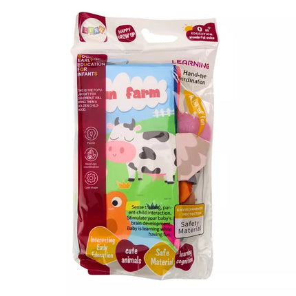 Minkšta edukacinė knygelė Šnarūs Gyvūnėliai