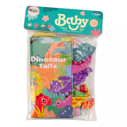 Minkšta Knygelė Gyvūnai Dinozaurai Šlamantys Spalvingi