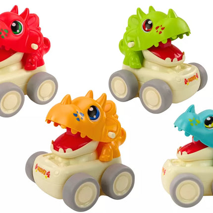 Automobilinis dinozauras Triceratops, stumiamas, 4 tipai