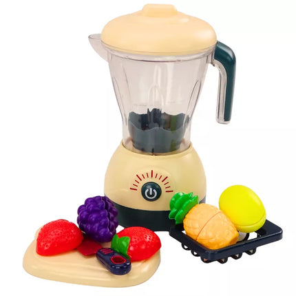 Elektrinio maišytuvo rinkinys, vaisiai pjaustymui, šviesos ir garsai