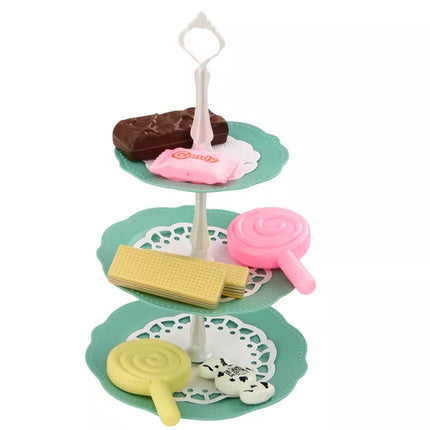 Konditerijos kavinės rinkinys Saldainių figūrėlės Kava Tortas 25 vnt.