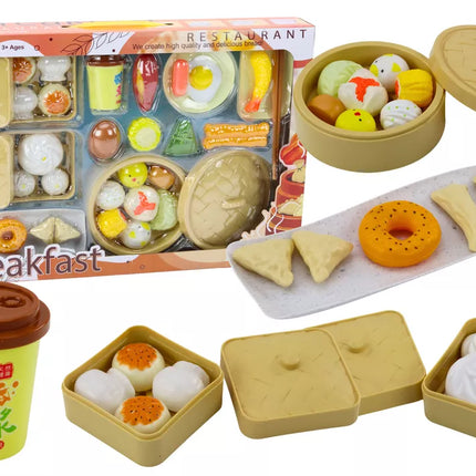 Pusryčių rinkinys, indai daržovėms, 38 elementai