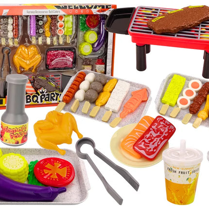 Grilio rinkinys Daržovės Figūrėlės Grilis BBQ vakarėlis 37 vnt.