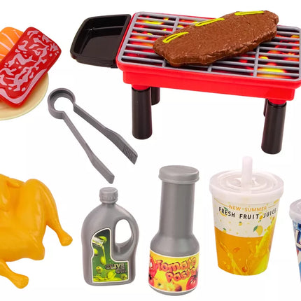 Grilio rinkinys Daržovės Figūrėlės Grilis BBQ vakarėlis 37 vnt.