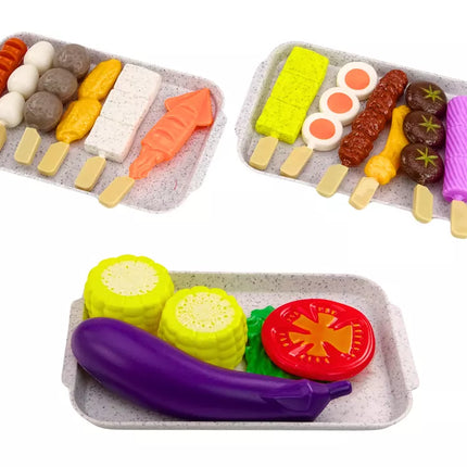 Grilio rinkinys Daržovės Figūrėlės Grilis BBQ vakarėlis 37 vnt.