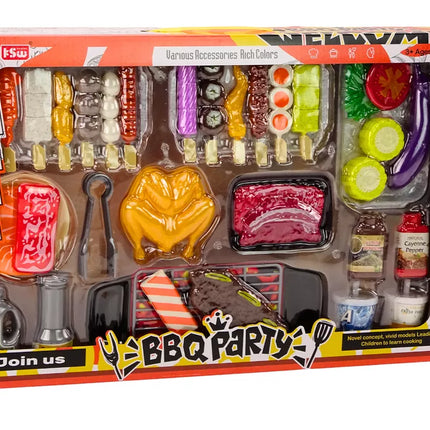 Grilio rinkinys Daržovės Figūrėlės Grilis BBQ vakarėlis 37 vnt.