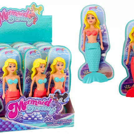 Undinukės vonios žaislas sukamas vandeniu plaukiojantis turkio ir rožinės spalvos lėlės MIX