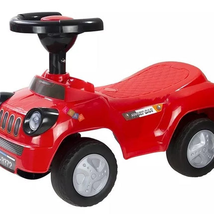 Vaikiškas automobilis paspiriamas Piskliukas Sportinis Raudonas