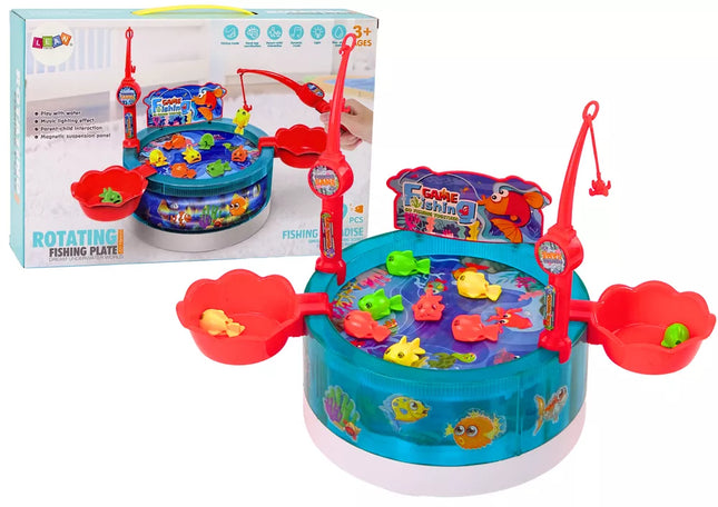 Magnetinis "Arcade Game" žvejybos žaidimas su šviesomis ir garsais