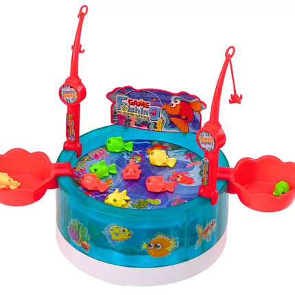 Magnetinis "Arcade Game" žvejybos žaidimas su šviesomis ir garsais