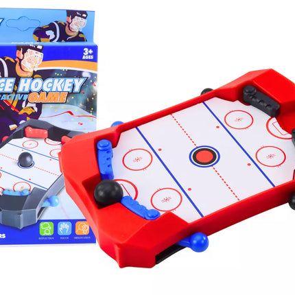 Arkadinio žaidimo ledo ritulio mini žaidimas raudonas