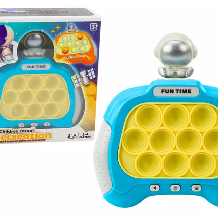 Pop It "Wac A Mole" žaidimas – astronautas, švieselės, garsai, mėlynas