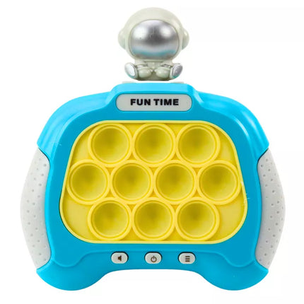 Pop It "Wac A Mole" žaidimas – astronautas, švieselės, garsai, mėlynas