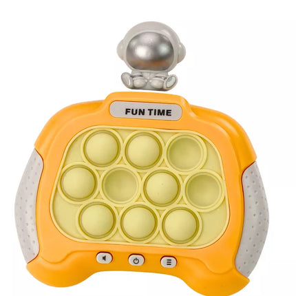 Sensorinis žaidimas Pop-It Space Console Lights Sounds Yellow
