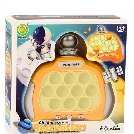 Sensorinis žaidimas Pop-It Space Console Lights Sounds Yellow