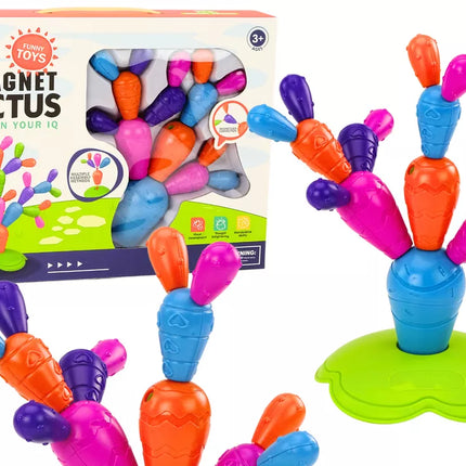 Magnetiniai kaktuso konstravimo blokeliai, 16 elementų