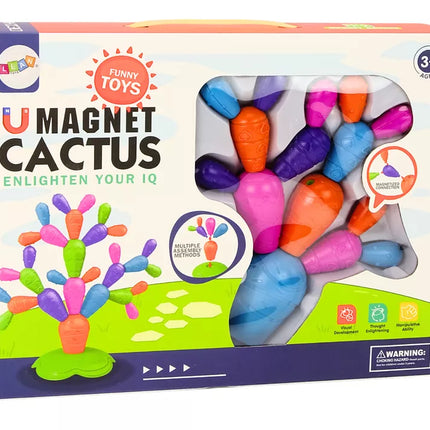 Magnetiniai kaktuso konstravimo blokeliai, 16 elementų