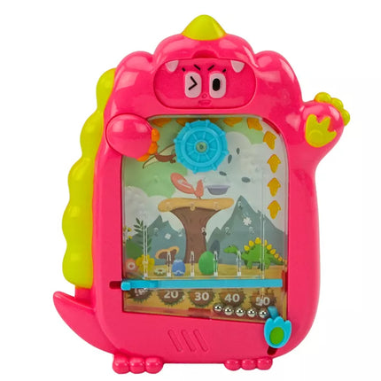 Piešimo lenta kišeninis žaidimas 2in1 rožinis dinozauras