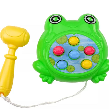 Mini žaidimas Vaikai Varpas Kaukimas Varlė Plaktukas ant laido, žalias