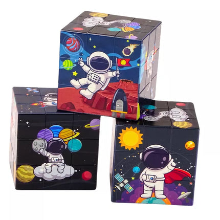 Magiskas kubas, edukacinis galvosūkis, erdvinis galvosūkis, loginis žaidimas