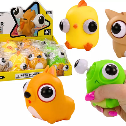 Antistresinis žaislas Laimei Monstras Gniuždiklis Sensorinis MIX