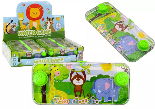 Vandens žaidimų arkadinis žaidimų automatas Žalia Beždžionė Žirafa Safari Pad Ratukai